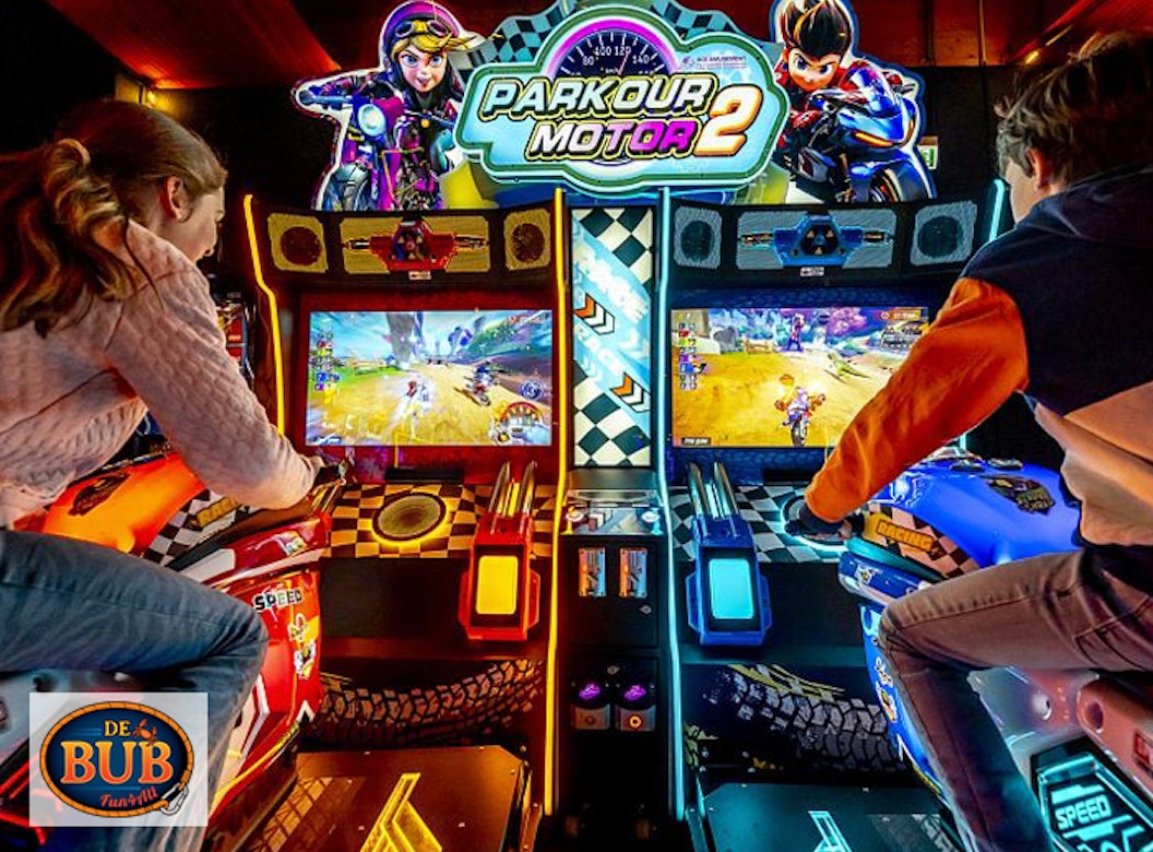 1,5 uur spelen in de Arcadehal + consumptie bij De Bub Fun 4 All