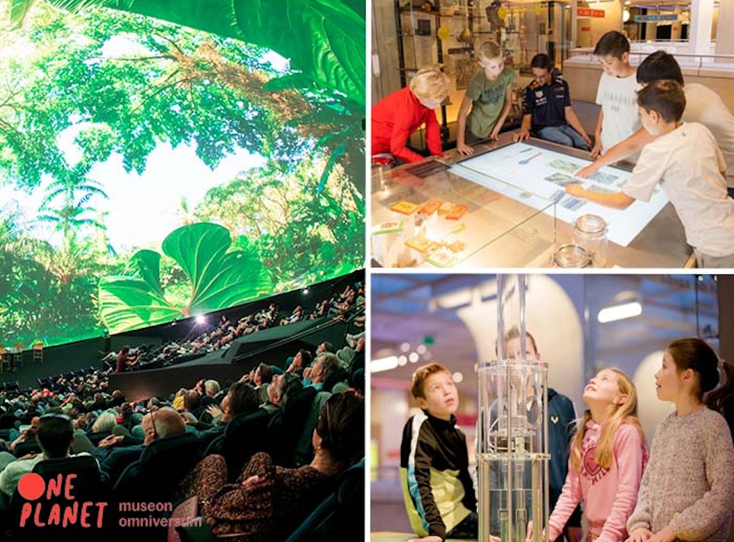Entreeticket Museon-Omniversum, inclusief 1 grootbeeldfilm