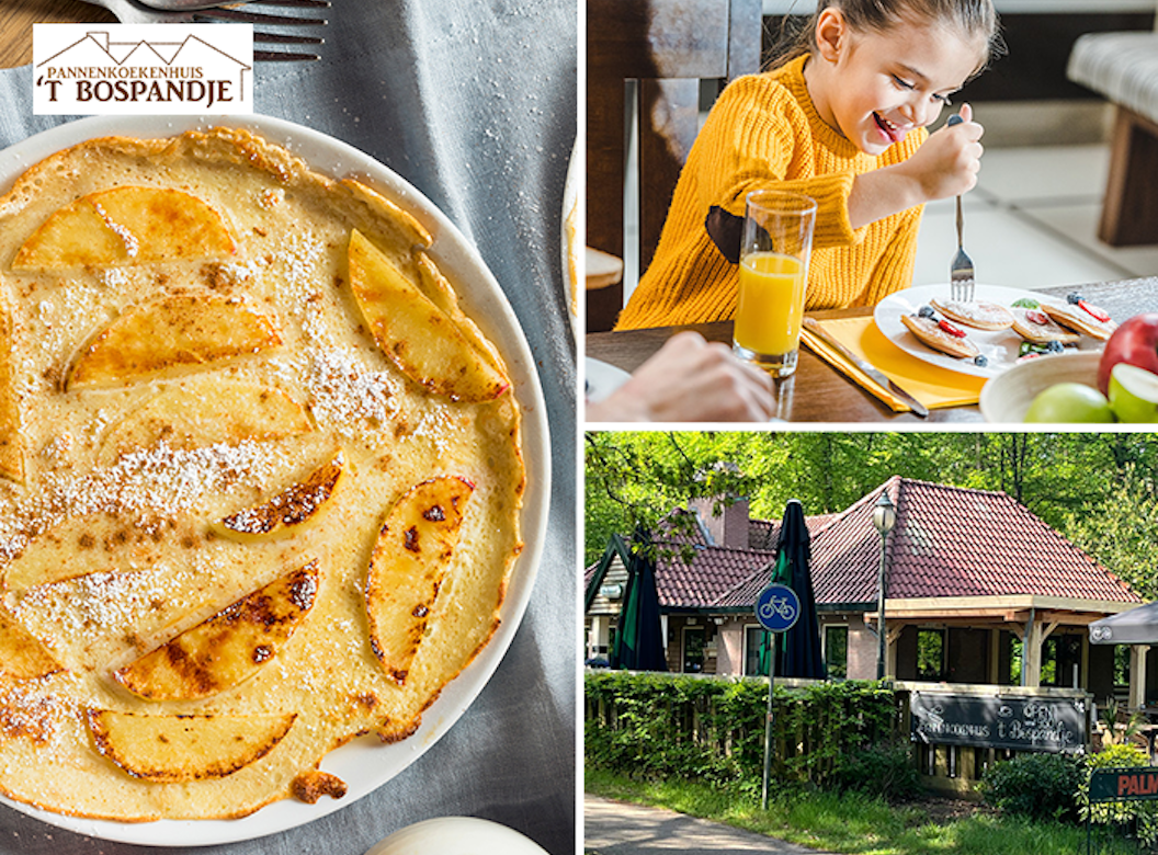 2- of 3-gangendiner bij Pannenkoekenhuis ‘t Bospandje