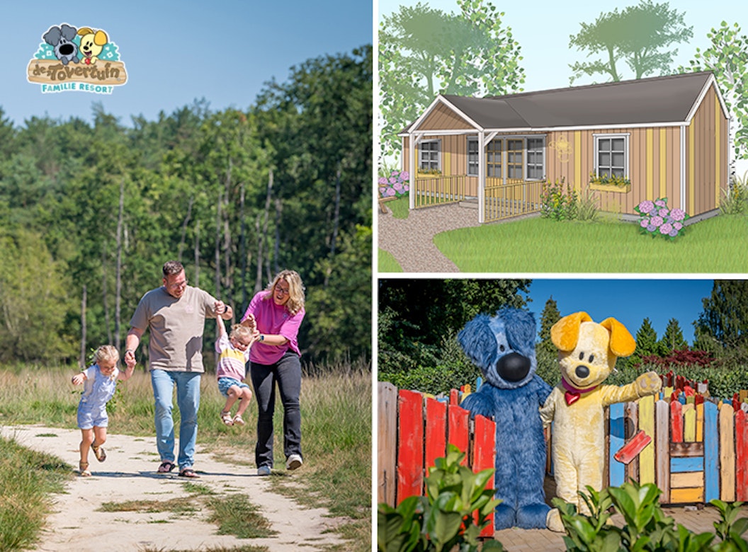 3 of 4 nachten Familie Resort de Tovertuin + Avonturenpark de Tovertuin