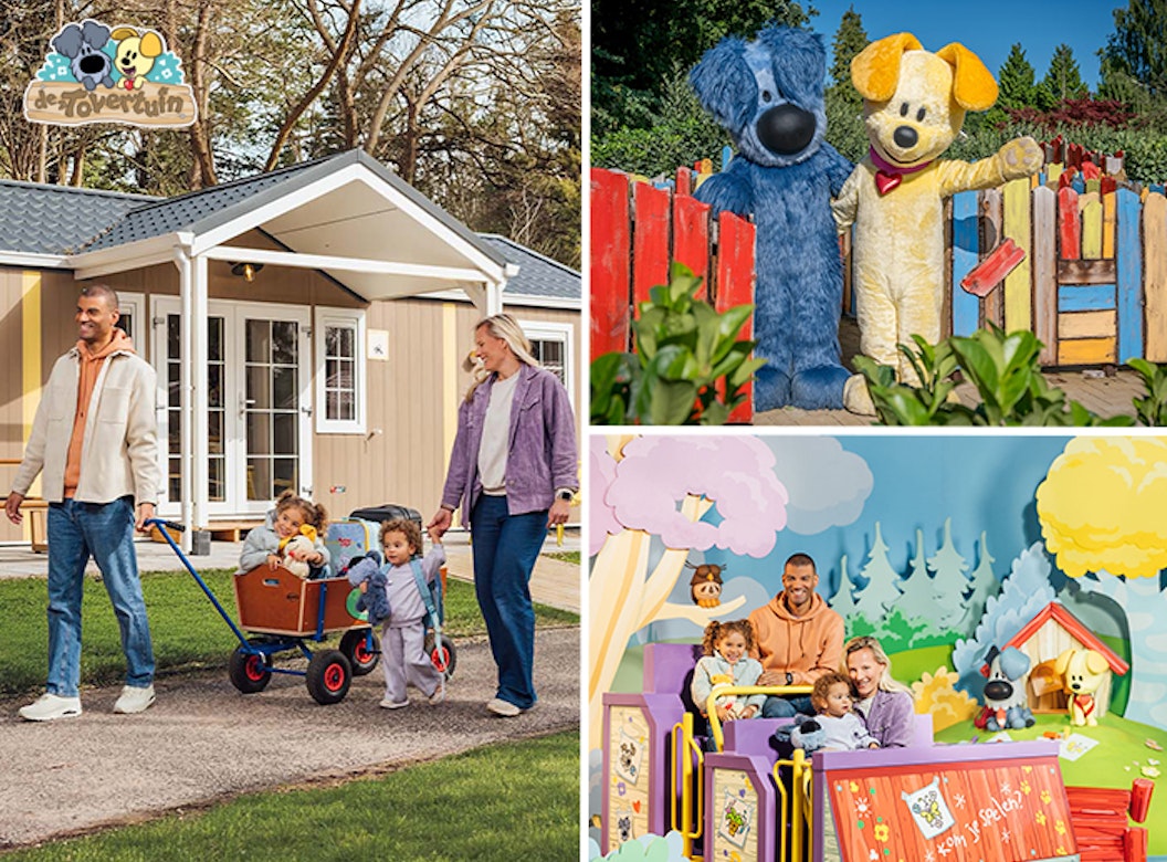 3 of 4 nachten Familie Resort de Tovertuin + Avonturenpark de Tovertuin