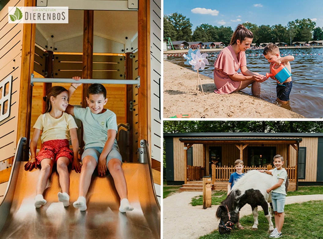 Verblijf op Vakantiepark Dierenbos incl. vakanties en dagje uit naar keuze
