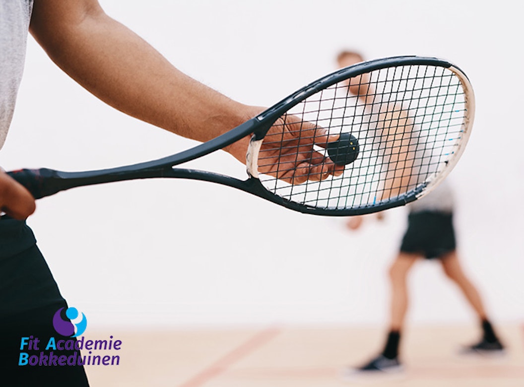Squashen + lunch en drankje bij Fit Academie Bokkeduinen
