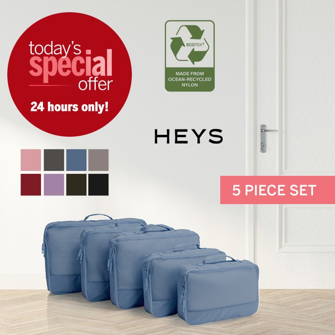 Today's Special Offer Heys Ecotex Packing Cube 5pc Set