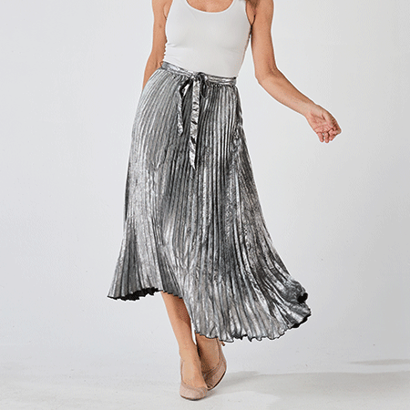 Endless Fortune Treasure Pleated Skirt