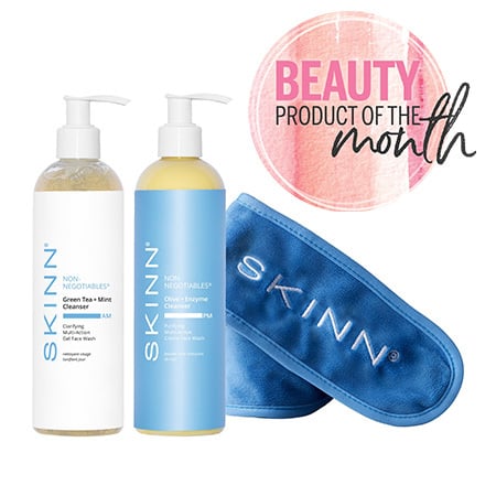 SKINN Non-Negotiables AM & PM Cleansing 350ml Supersize Duo