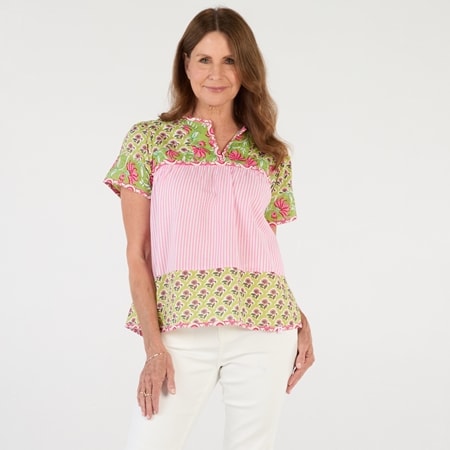 I.B.S.A Mississippi Ruffle Top