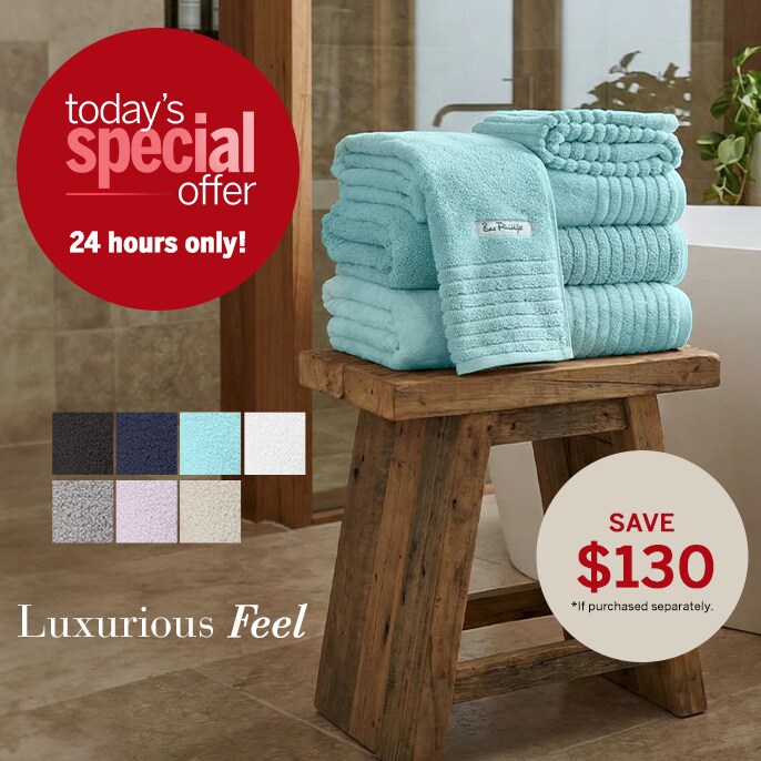 Today's Special Offer Bas Phillips Hayman Zero Twist 600gsm Towel 5 Piece Collection