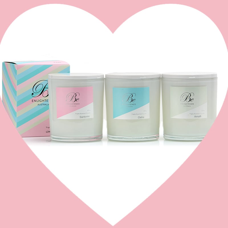 Be Enlightened Summer Escapes Candle Trio