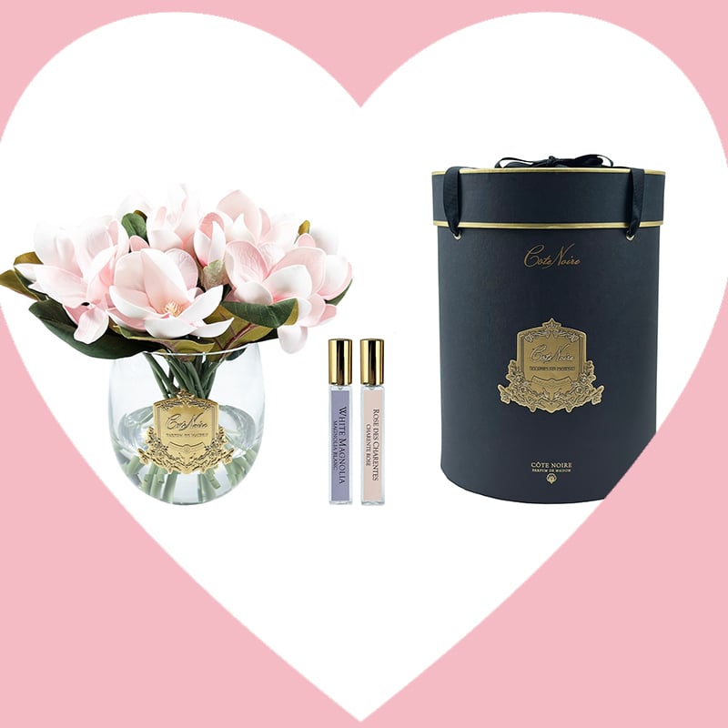 Cote Noire Magnolias With Gold Badge