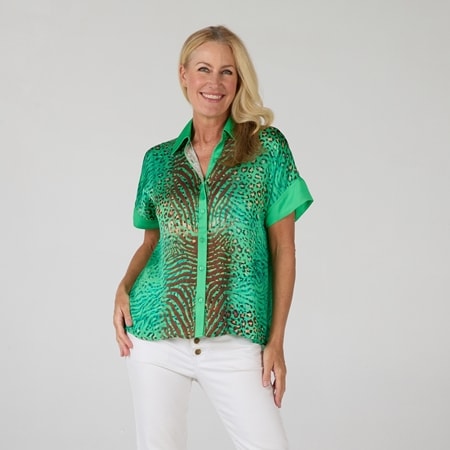 Lula Soul Viscose Satin Maasai Shirt