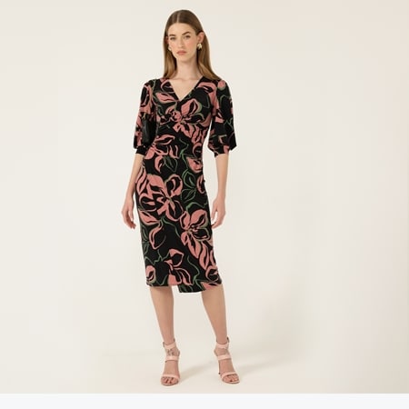 Sacha Drake Allegra Faux Wrap Dress