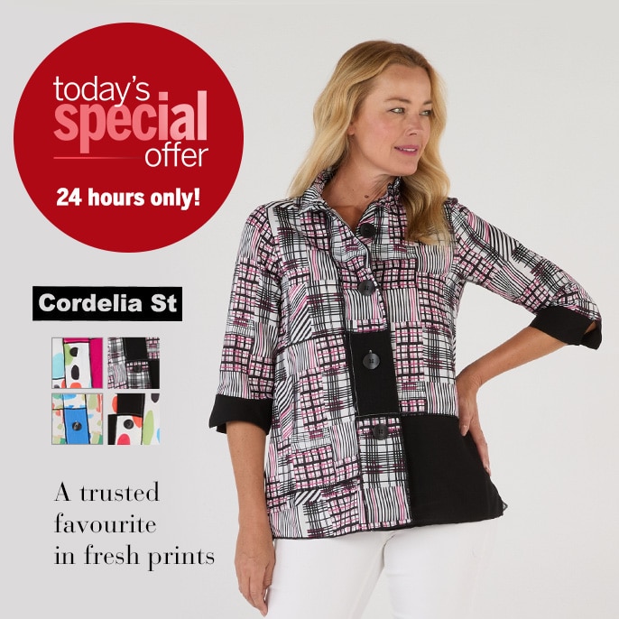 Today's Special Offer Cordelia St Overlock Mix Shirt