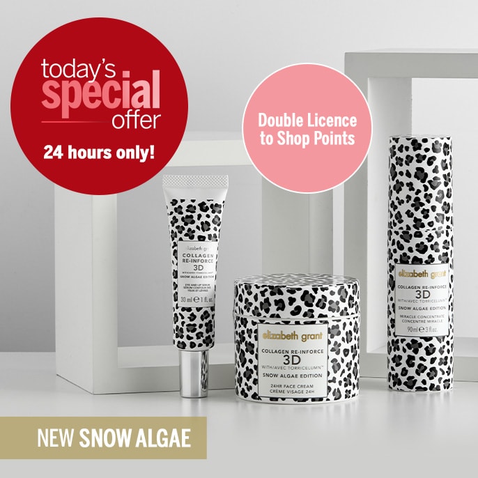 Today's Special Offer Elizabeth Grant Collagen Re-Inforce 3D Snow Algae Edition Trio