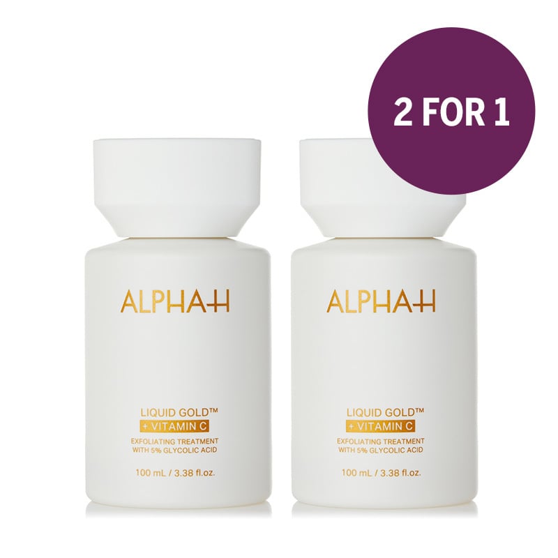 Alpha H NEW Liquid Gold Resurfacing + Vit C Treatment 100ml Duo