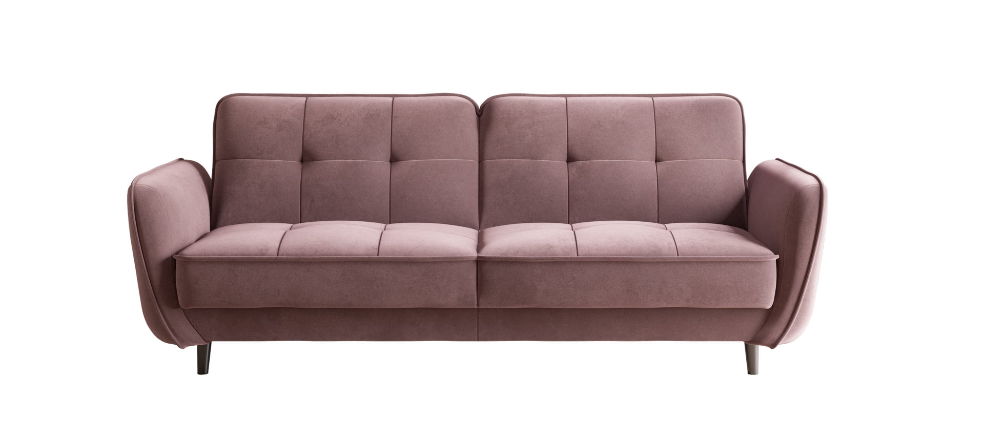 Sofa Bellis z funkcją spania typu click-clack i pojemnikiem na pościel