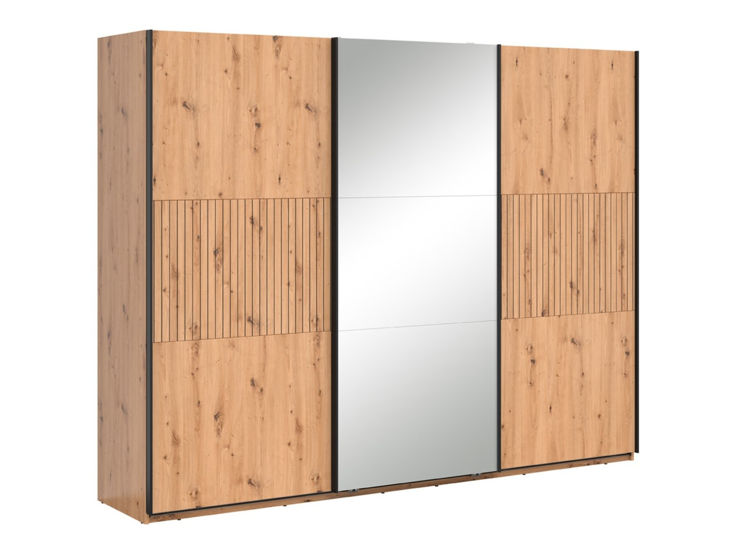 Szafa trzydrzwiowa z lustrem Lamea