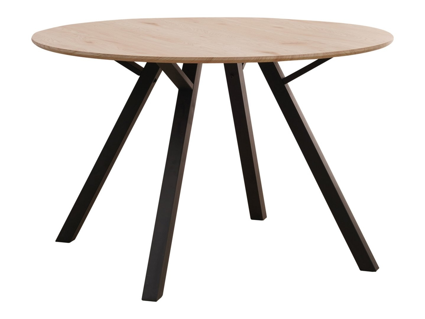 Stół okrągły Arno 120 - Black Red White - 120x76x120 - MT/TCO_STO-ARNO_120-DT2403