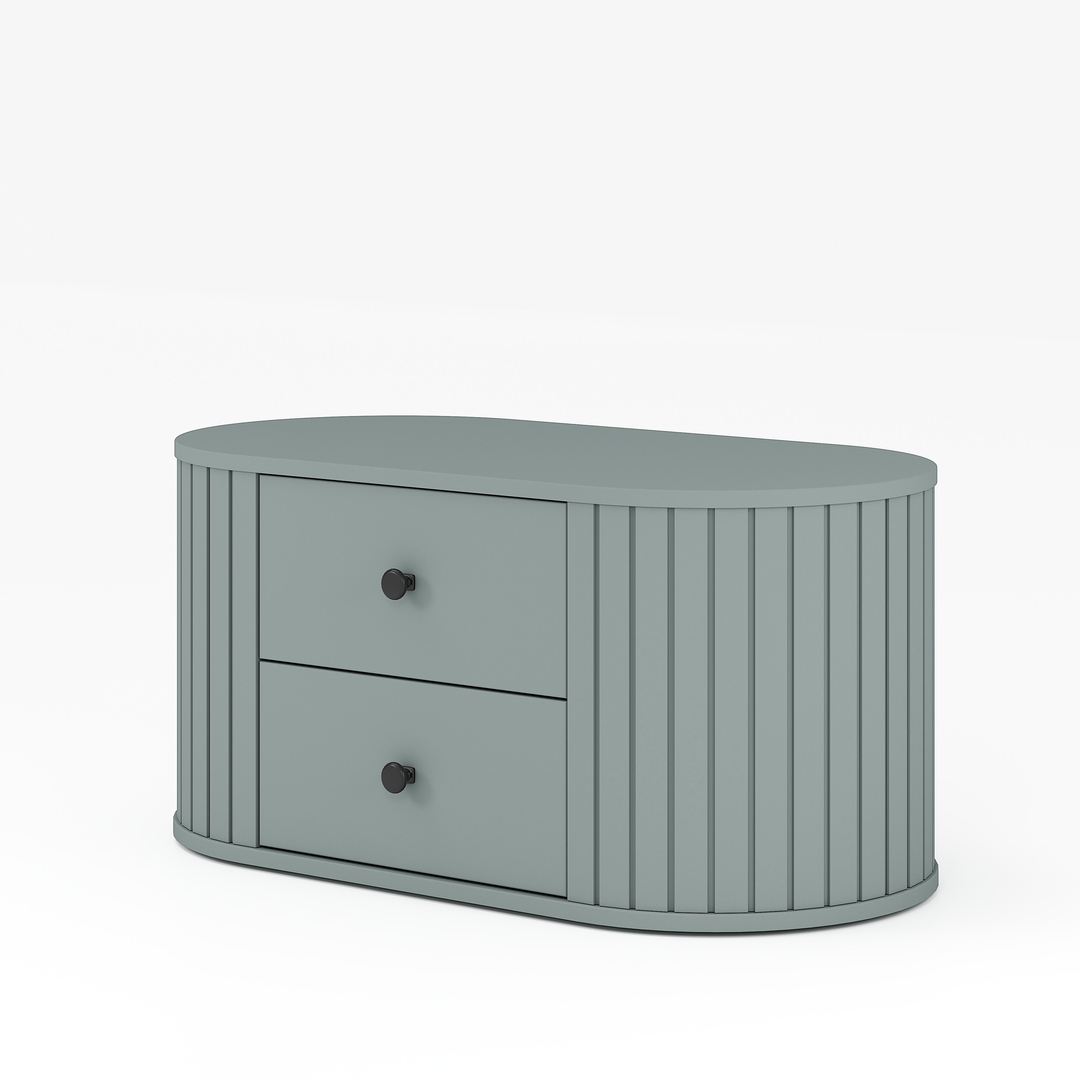 Szafka pod umywalkę Ocean - Icon Project - szary - 95.4x45x48.4 - OCEA-SUM-01-097