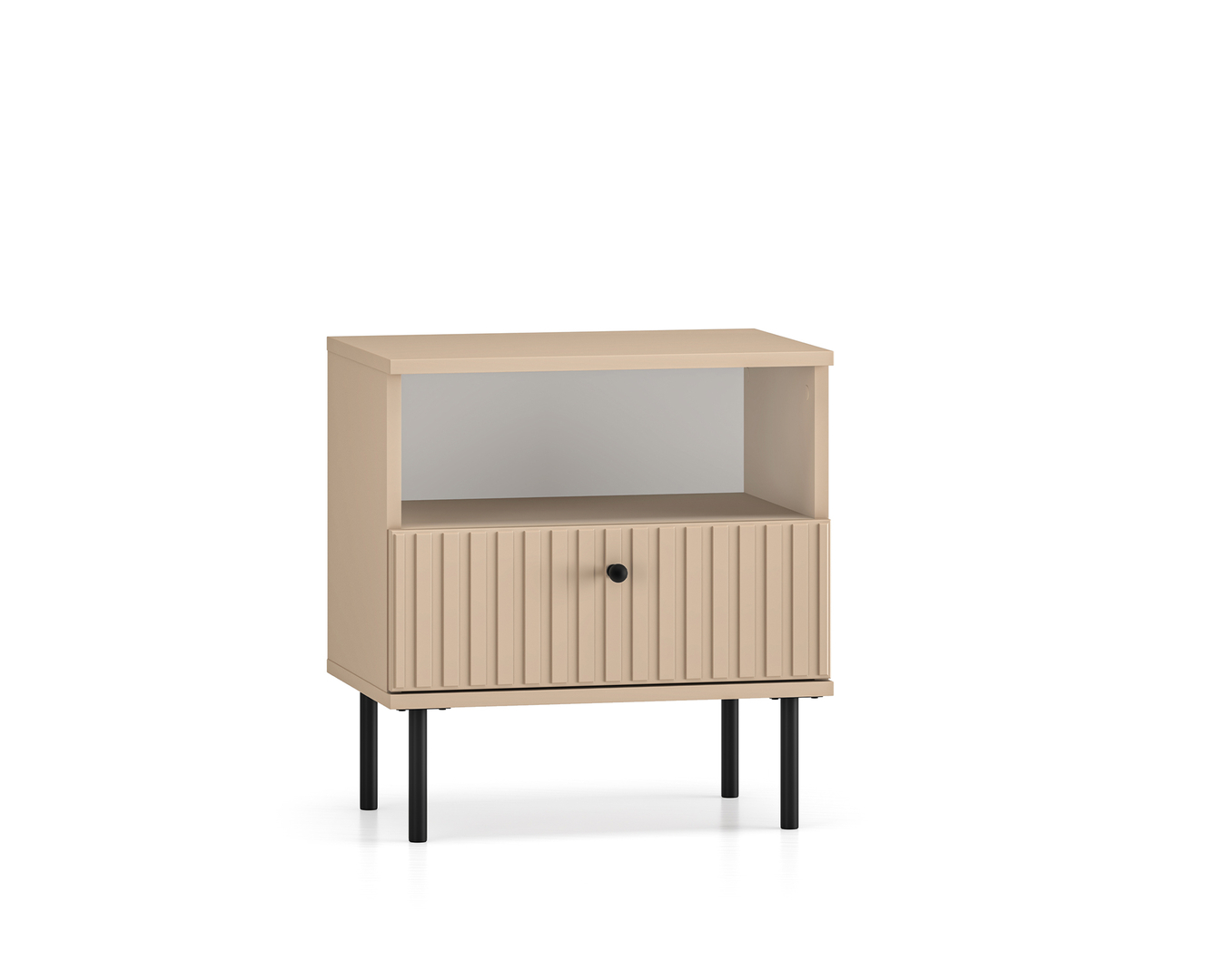 Szafka nocna Grase - Homevita - kakao - 50x53x34 - GRASE GRAK07