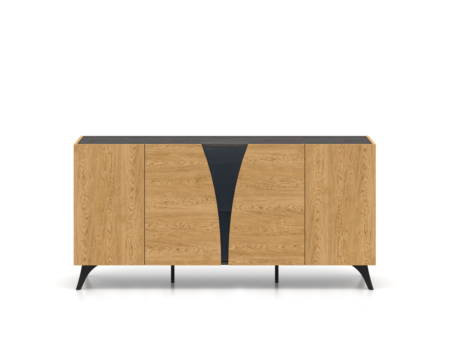 Komoda Toscania - ML Meble - czarny - 170x82x40 - TOSCANIA-04