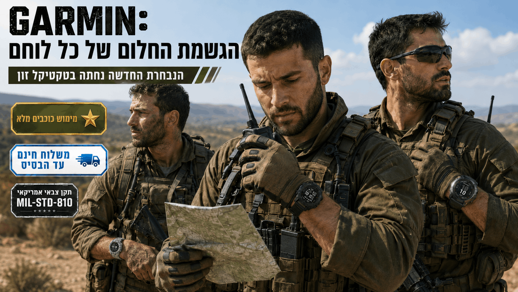 נבחרת השעונים החדשה של garmin