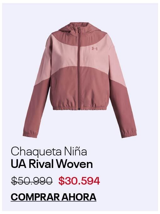 Chaqueta Niña UA Rival Woven
