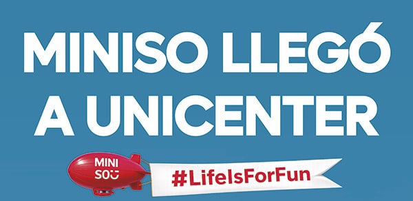 MINISO LLEGO A  UNICENTER| LifelsForFun