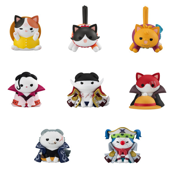 MEGA CAT PROJECT ONE PIECE Nyan Piece Nyan！Ver. Luffy ＆ Paramount War of Marineford (set of 8) 海賊王 頂上戰爭