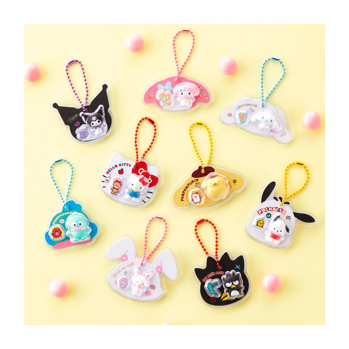 Sanrio Characters Package Charm & Chocoboro (set of 10) 三麗鷗 食玩