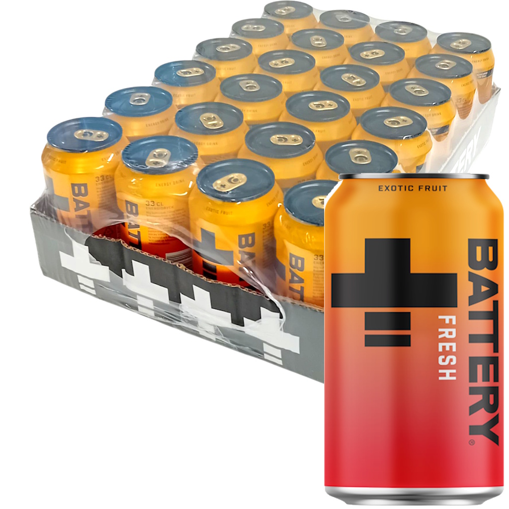 Suomen halvin?! Battery Fresh energiajuoma 330ml x 24-pack