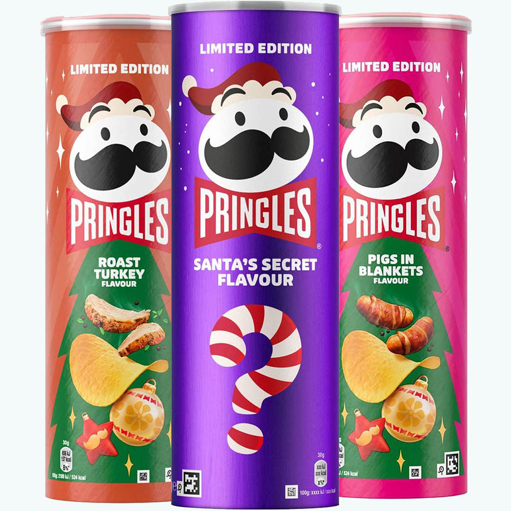 Pringles The Best of Xmas perunalastu 165g x 3-pack