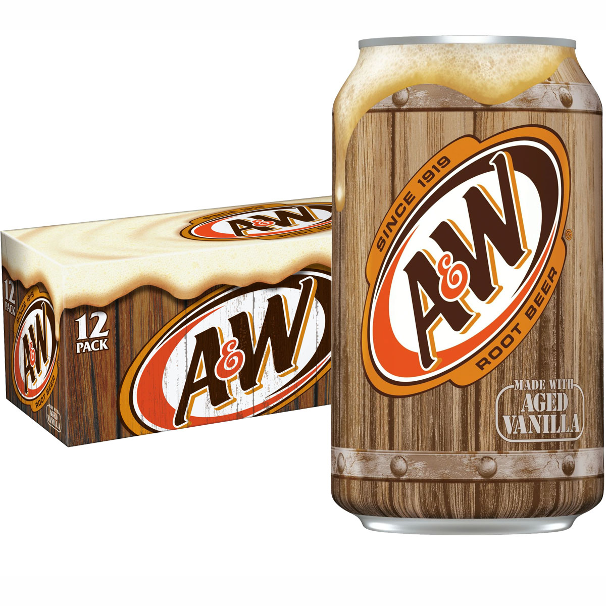 A&W Root Beer USA virvoitusjuoma 355ml x 12-pack