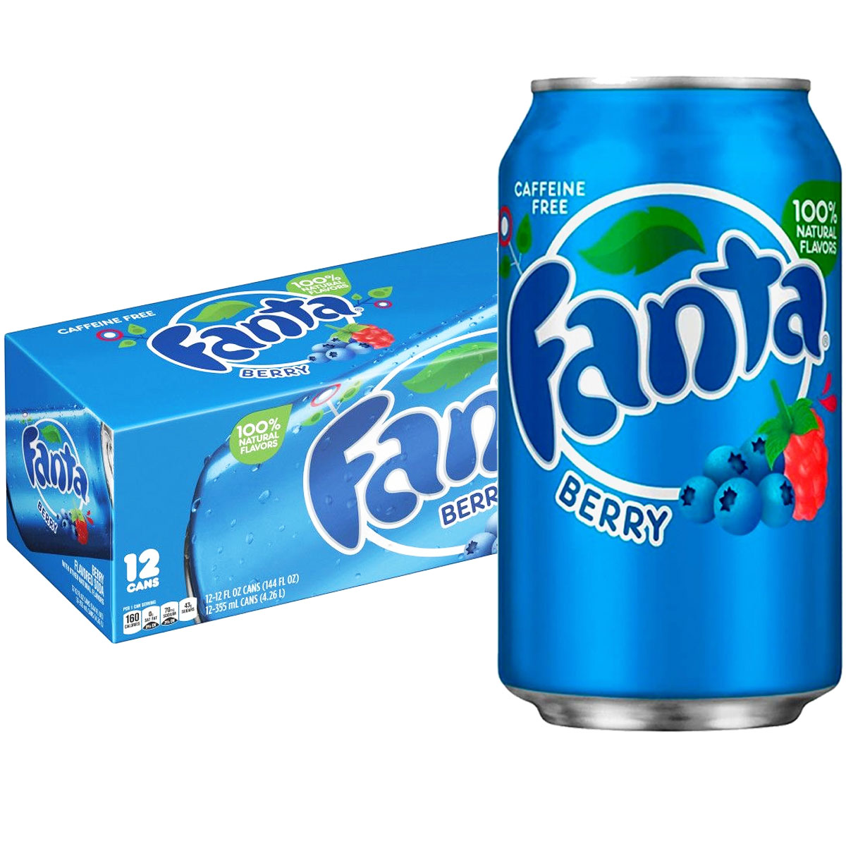 Fanta Berry USA virvoitusjuoma 355ml x 12-pack