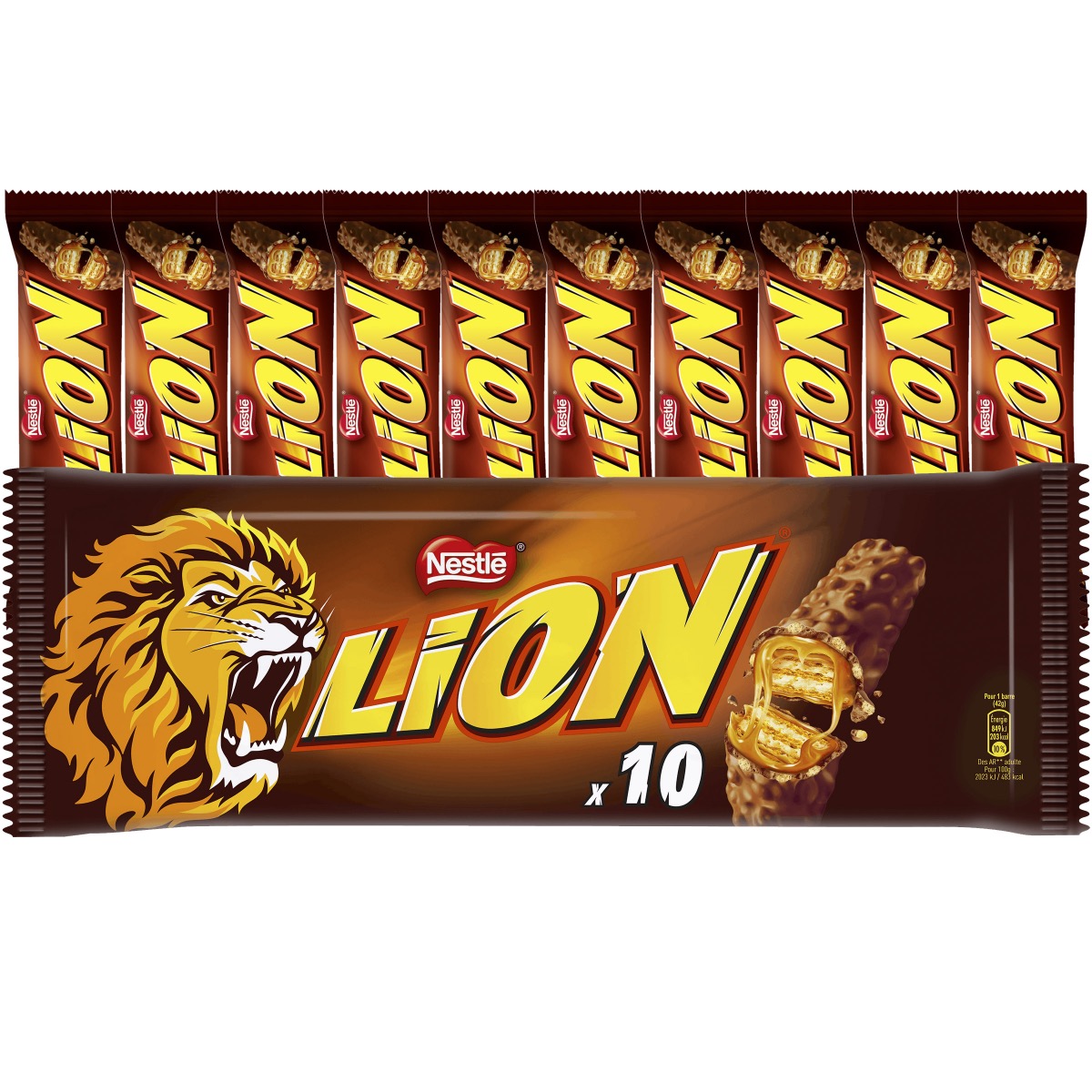 Nestle Lion suklaapatukka 10-pack