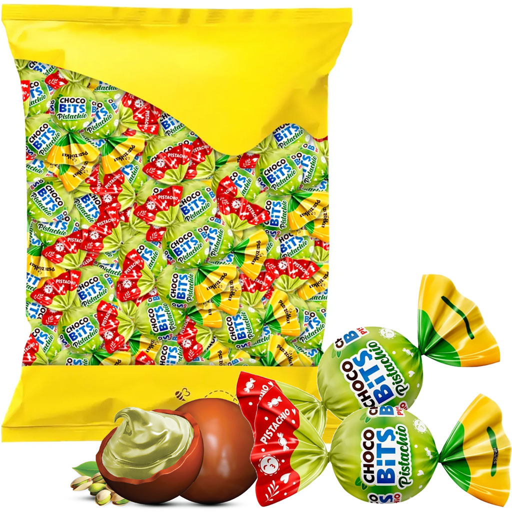 Dolce Amo Choco Bits Pistachio suklaakonvehdit 1kg