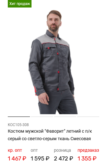 Костюм мужской 