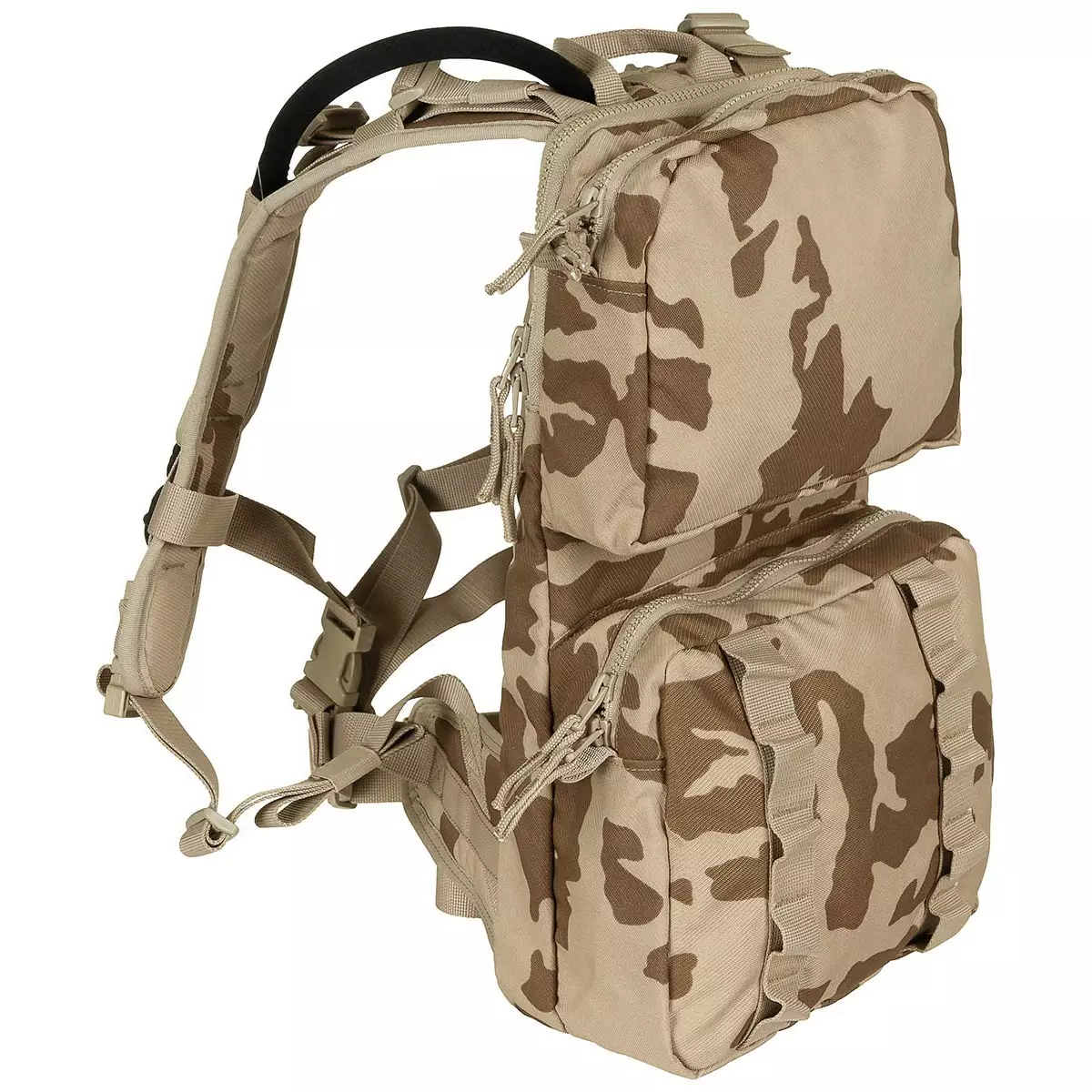 Image of Tsekkien M95 reppu, desert camo, ylijäämä Camelbak juomarakko ja puhdistussarja