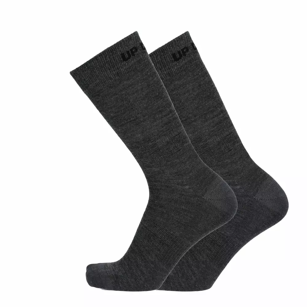 Image of UphillSport Contact liner merinosukat, harmaa Hengittävä ohut alussukka