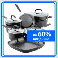 KitchenAid Hard Anodized Nonstick Cookware Pots and Pans Set, 10 Piece, Onyx Black