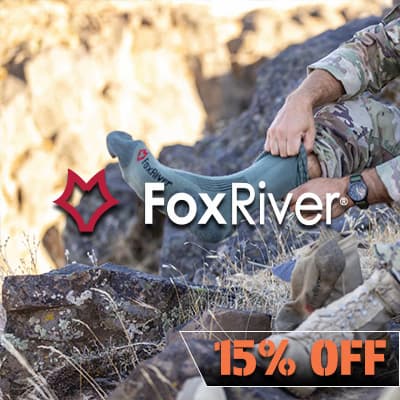Fox river 15% off discount