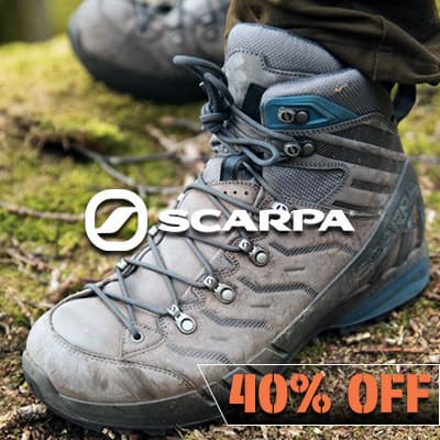 Scarpa 40% off discount