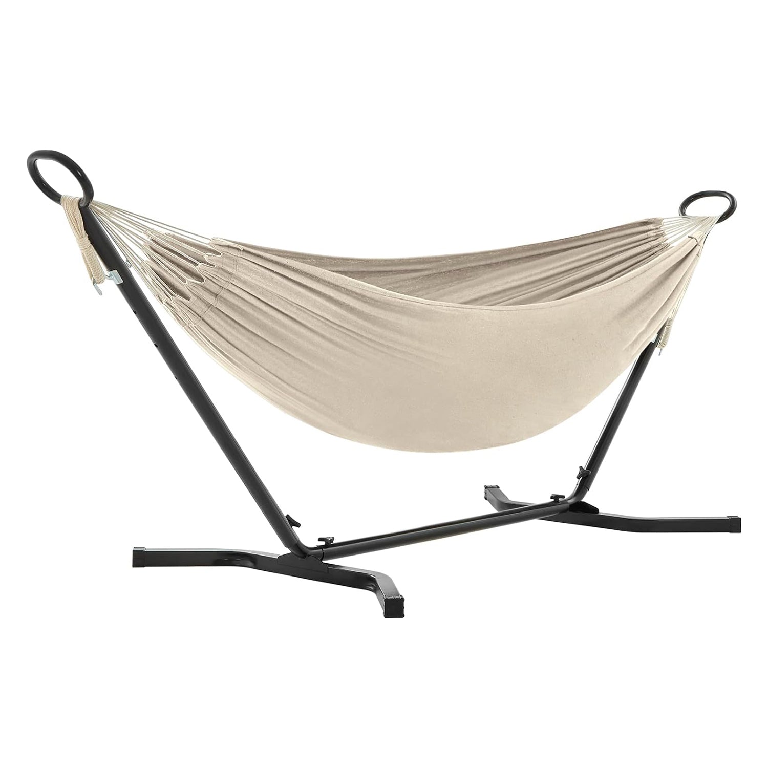 Image of Függőágy, 210 x 150 cm-es függőágy állvánnyal, bézs