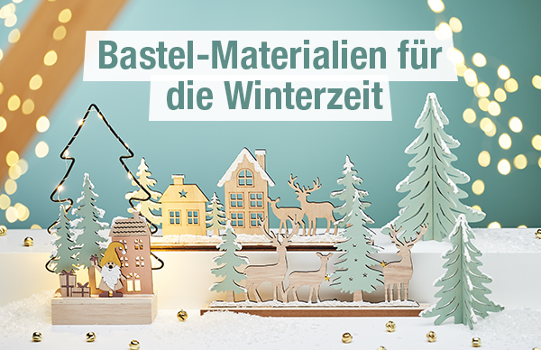 Bastel-Materialien für die Winterzeit