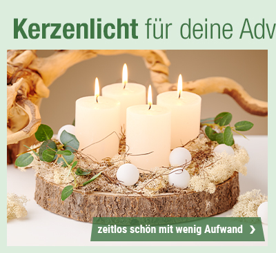 Kerzenlich für deine Adventskränze