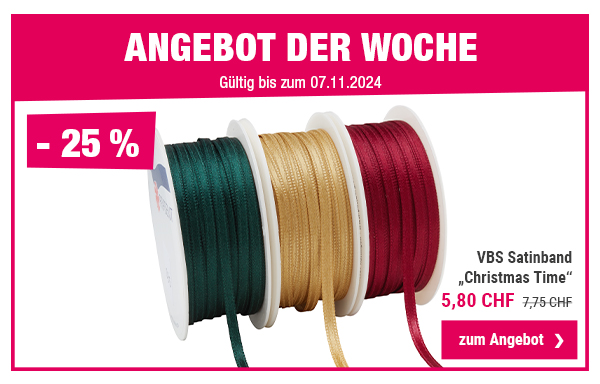 Angebot der Woche: VBS Satinband 