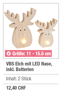 VBS Elch mit LED Nase