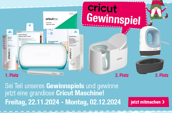 22.11.24- 02.12.24: cricut Gewinnspiel