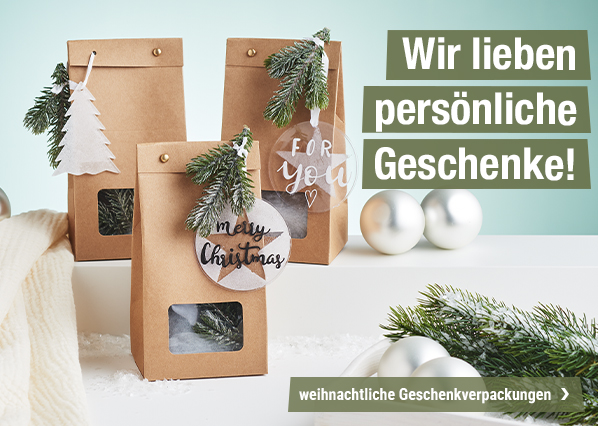 Weihnachtliche Geschenkverpackungen