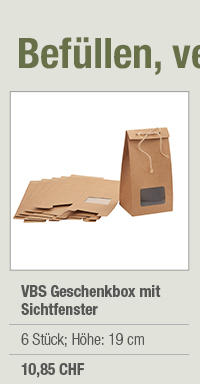 VBS Geschenkbox mit Sichtfenster